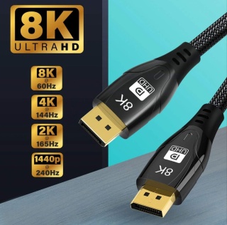 Kabel Display Port <-> Display Port (DP-DP) 8K długość 3m