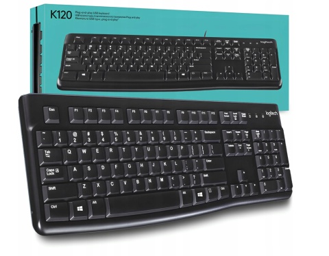 Klawiatura Logitech K120 przewodowa USB - PL