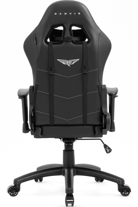 Materiałowy Fotel PHANTOM: Medium Size – Czarny Diamond White